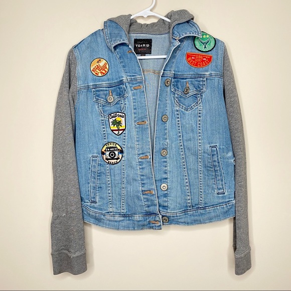 torrid Jackets & Blazers - Torrid Premium Vintage Jean Hoodie Jacket